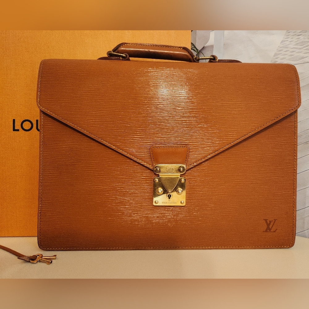 LV Serviette Conseiller Epi Briefcase.Excellent Condition..Minor Callouts! - Picture 4 of 16